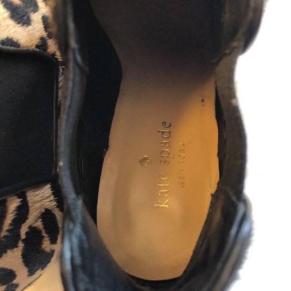 Kate Spade Leopard print Calf Hair Booties size 7. - Picture 8 of 9